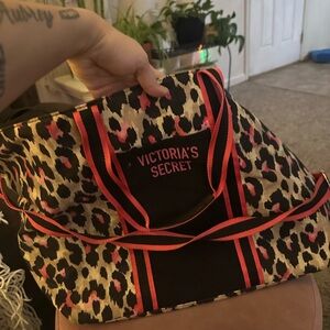 Victoria's Secret Leopard Print Tote Bag
